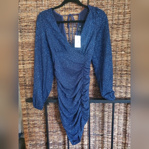 Windsor blue sequin dress- never worn - Picture 1 of 7